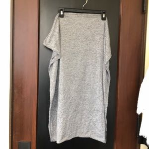 Vera wang grey extra long infinity scarf